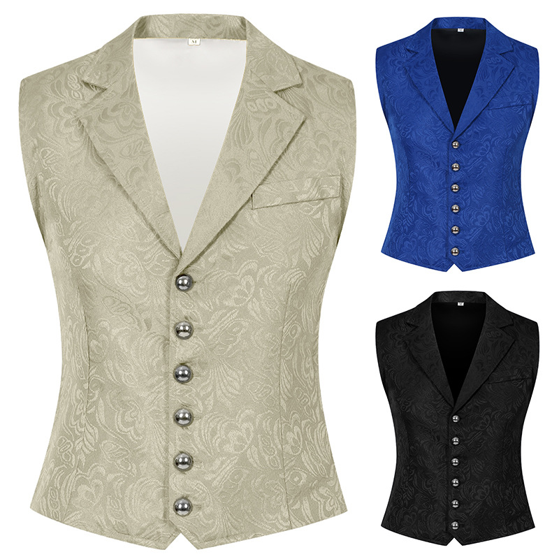 Jacket Mens Fashion - Terno de dramatização para colete masculino