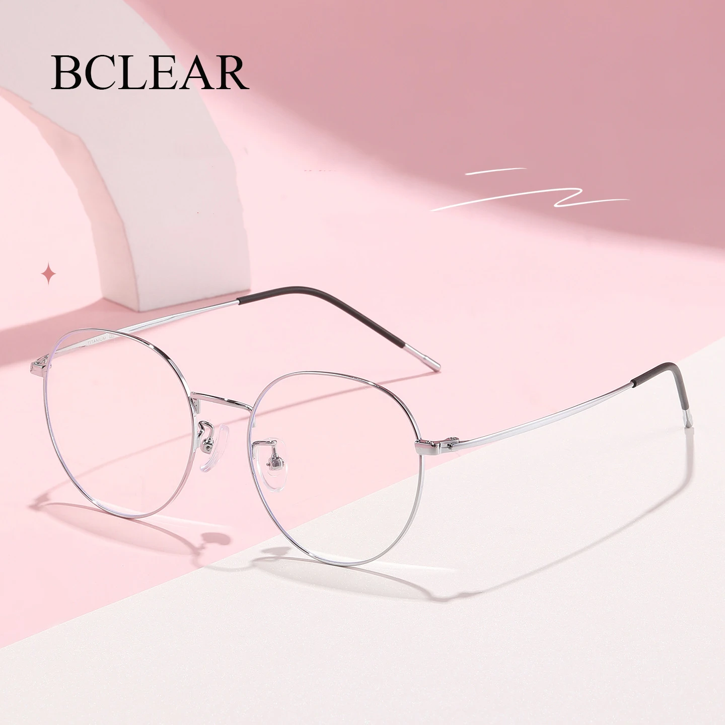 Men'S Fashion Glasses 2026 - Óculos BCLEAR Ultra-Leves de Titânio Redondos
