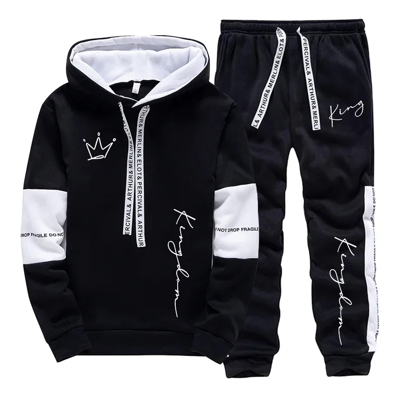 Men'S Fashion Outfits - Conjunto Masculino de Moletom com Capuz