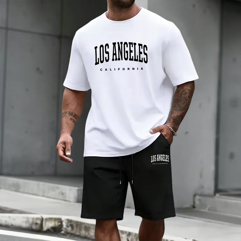 Queer Men'S Fashion - Conjunto Masculino de Verão 2026: Camiseta