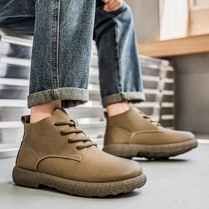 Men'S Fashion Footwear - Botas de tornozelo masculinas botas curtas