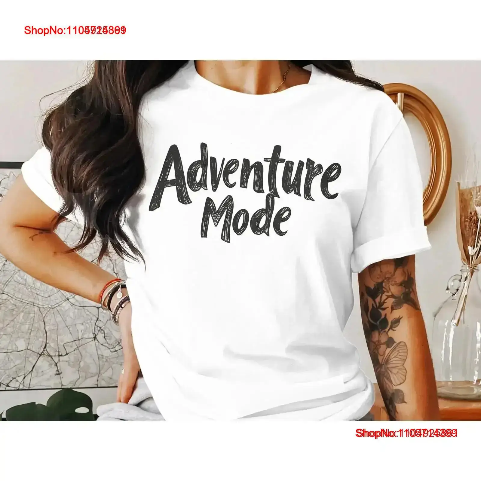Men'S Fashion Outfit Ideas - Camiseta Adventure Mode, Estilosa, Divertida, Casual,
