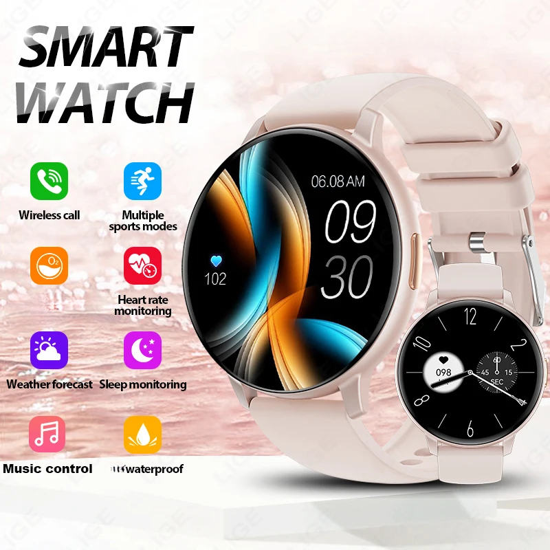 Men'S Fashion App - Novo Smartwatch 2026: Relógio Inteligente Feminino