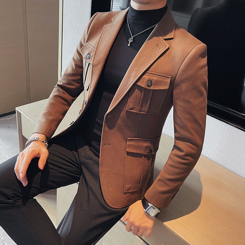 Men'S Fashion Light Jacket - Moda luz de luxo novo tweed