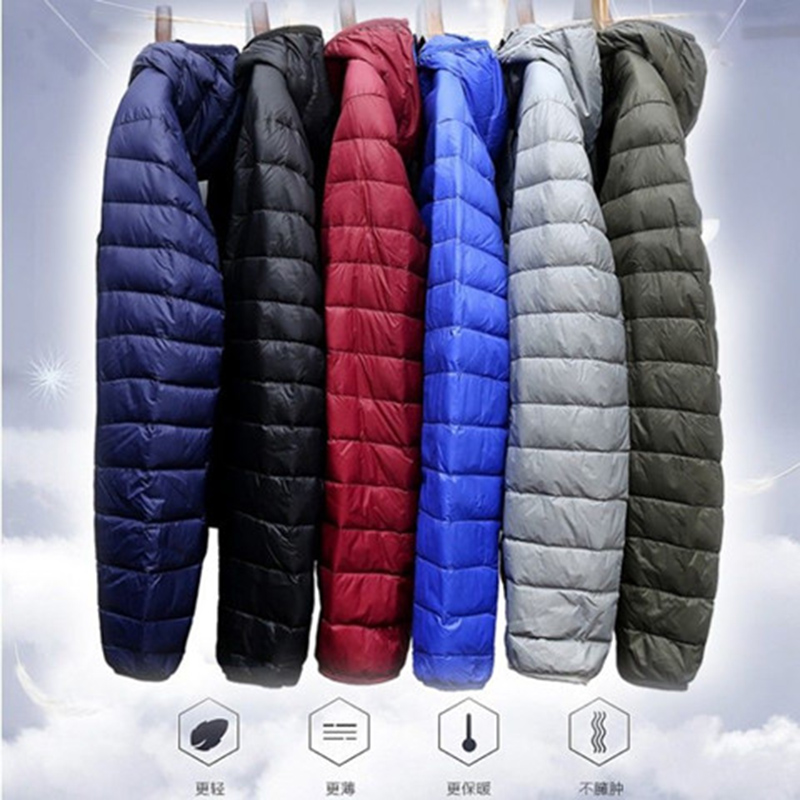 Men'S Fashion Light Jacket - Jaqueta de pato ultra leve masculina,