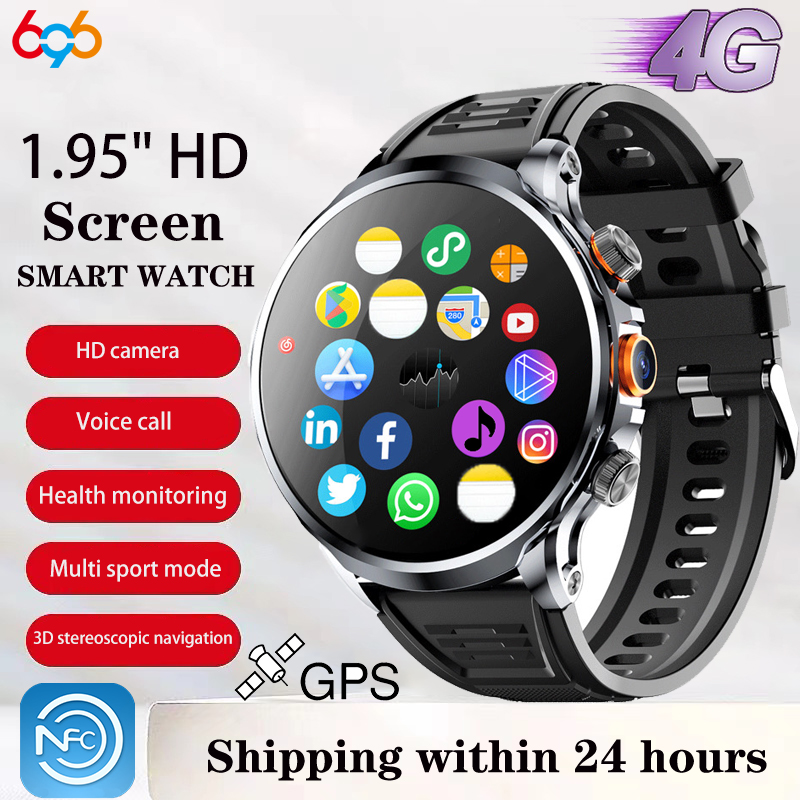Men'S Fashion App - Novos homens 4g relógios inteligentes gps