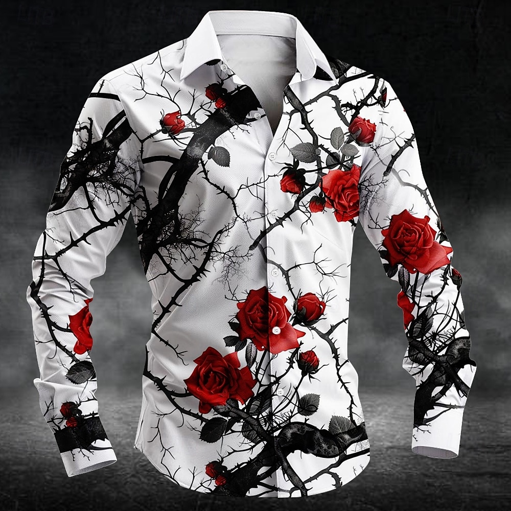Men'S Fashion Outfits - Camisa Masculina de Manga Longa com