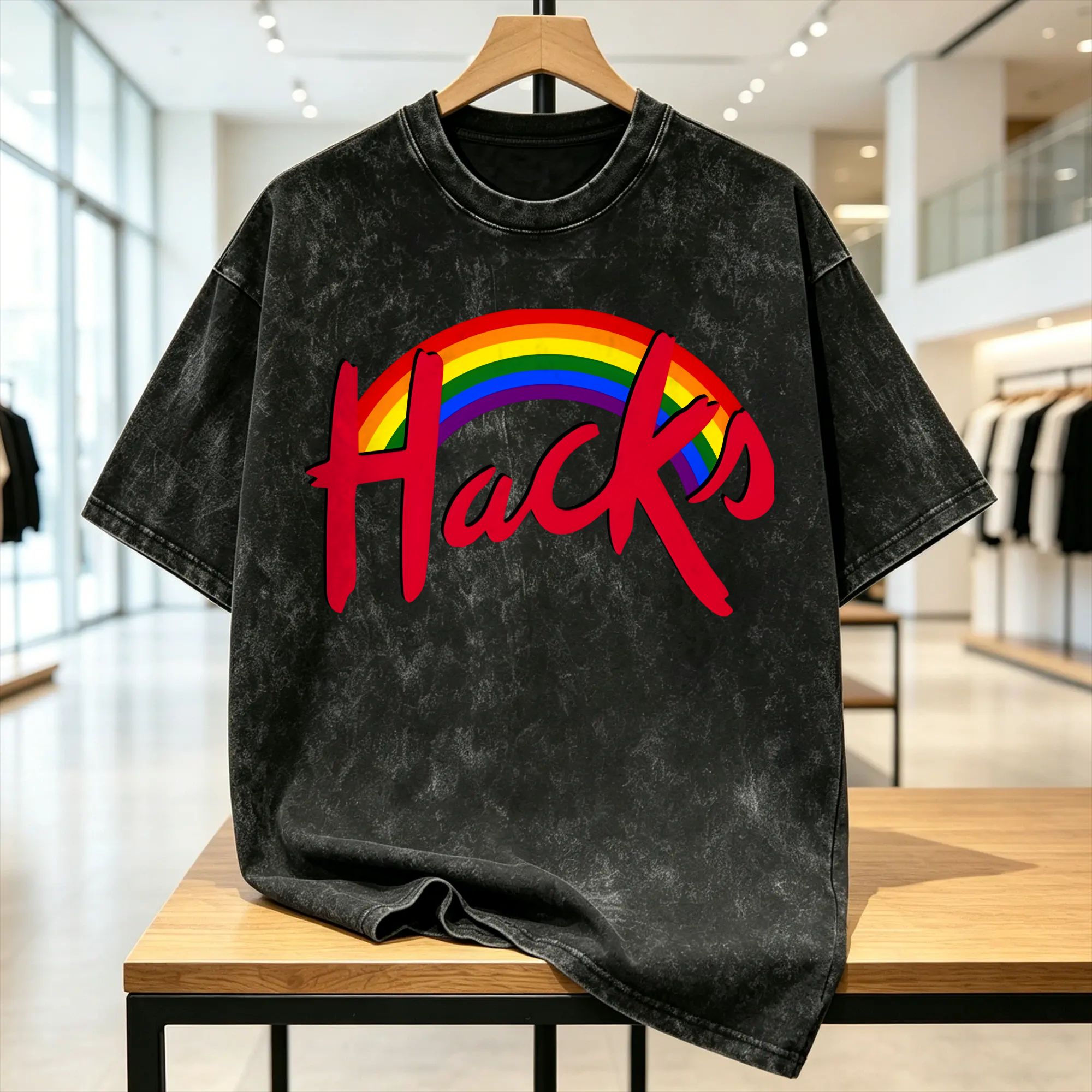 Mens Fashion Hacks - Camiseta masculina da série Hacks TV,