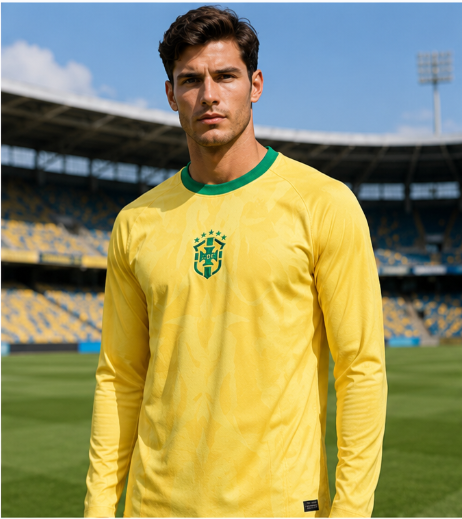 Men'S Fashion Outfits - Camisa de Futebol de Manga Longa