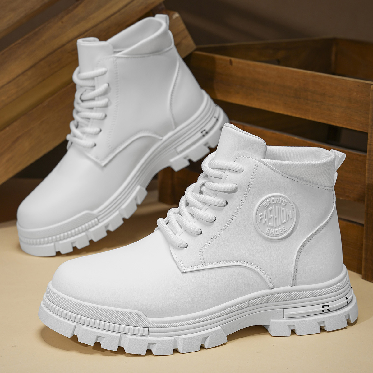 Botas de motocicleta brancas e - Men'S Fashion Footwear avaliação e preço