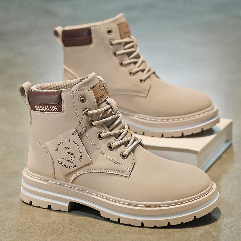 Clássico masculino botas de ca - Men'S Fashion Footwear avaliação e preço
