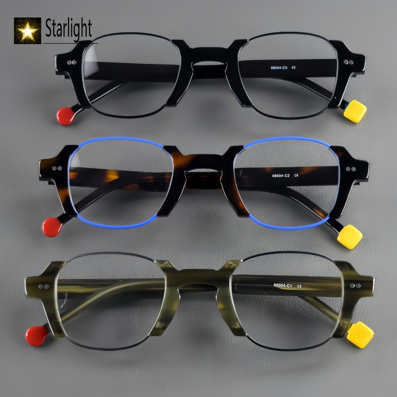 Armação de Óculos Retrô de Ace - Men'S Fashion Glasses 2026 avaliação e preço
