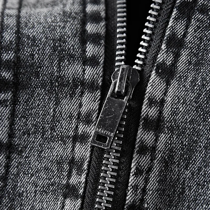 Jaqueta jeans masculina moda c - Men'S Fashion Light Jacket avaliação e preço