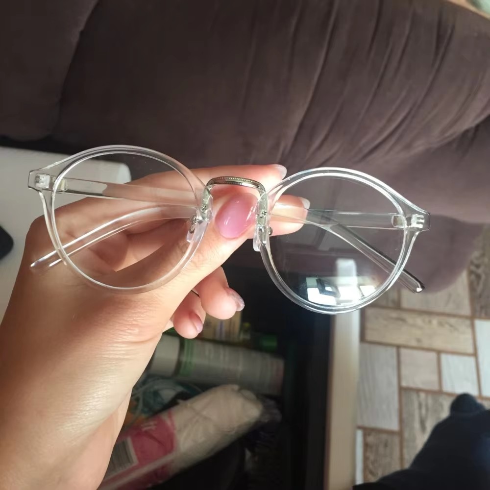 Moda transparente óculos redon - Men'S Fashion Glasses 2026 avaliação e preço