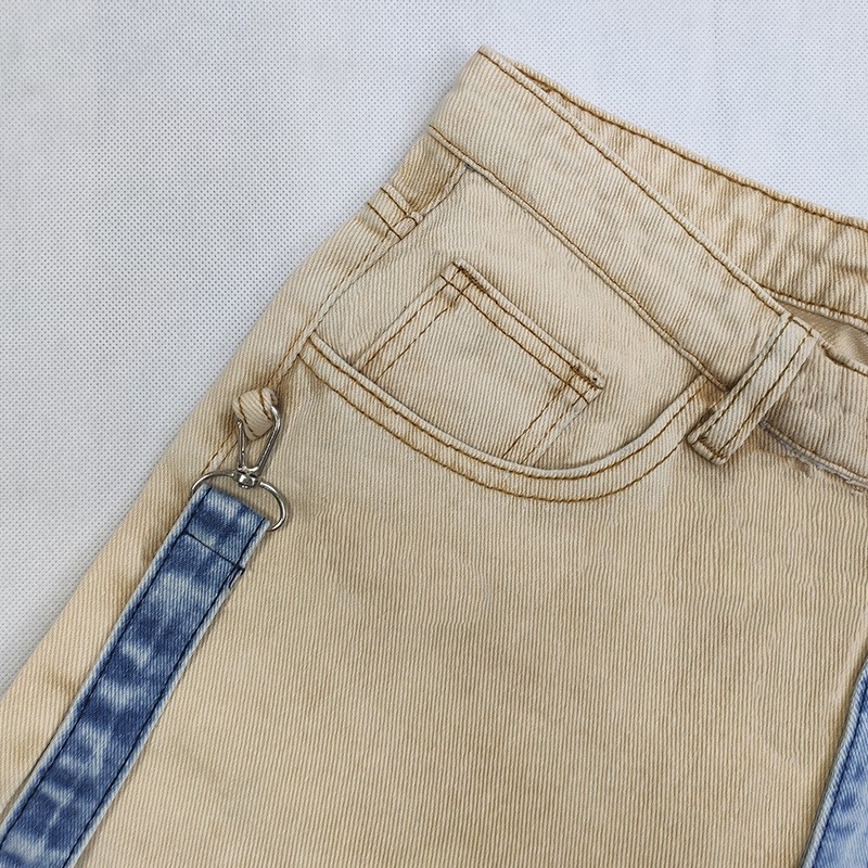 Calças Jeans Azuis com Detalhe - Men'S Fashion Khaki Pants avaliação e preço