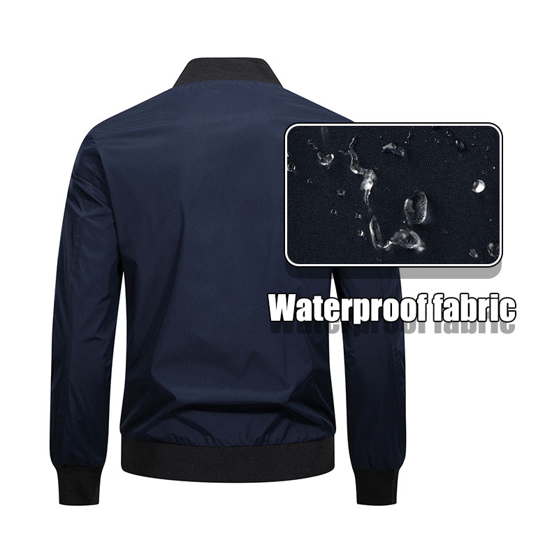 Primavera outono jaquetas casu - Men'S Fashion Light Jacket avaliação e preço