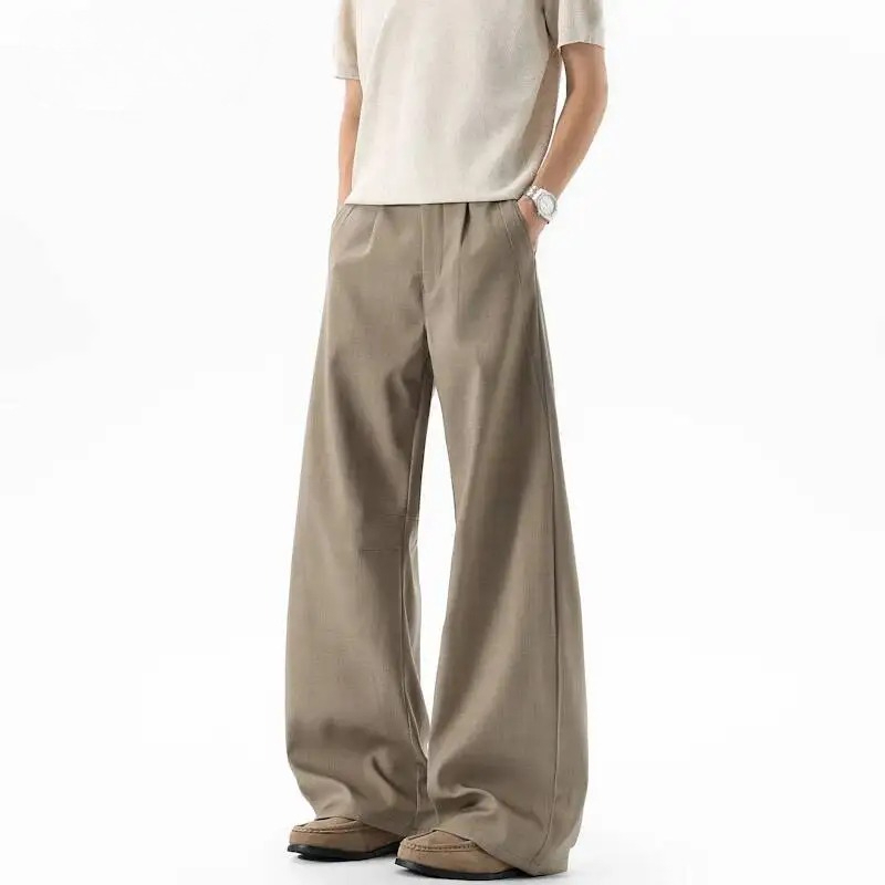 Calças de Terno Masculinas Vin - Men'S Fashion Khaki Pants avaliação e preço
