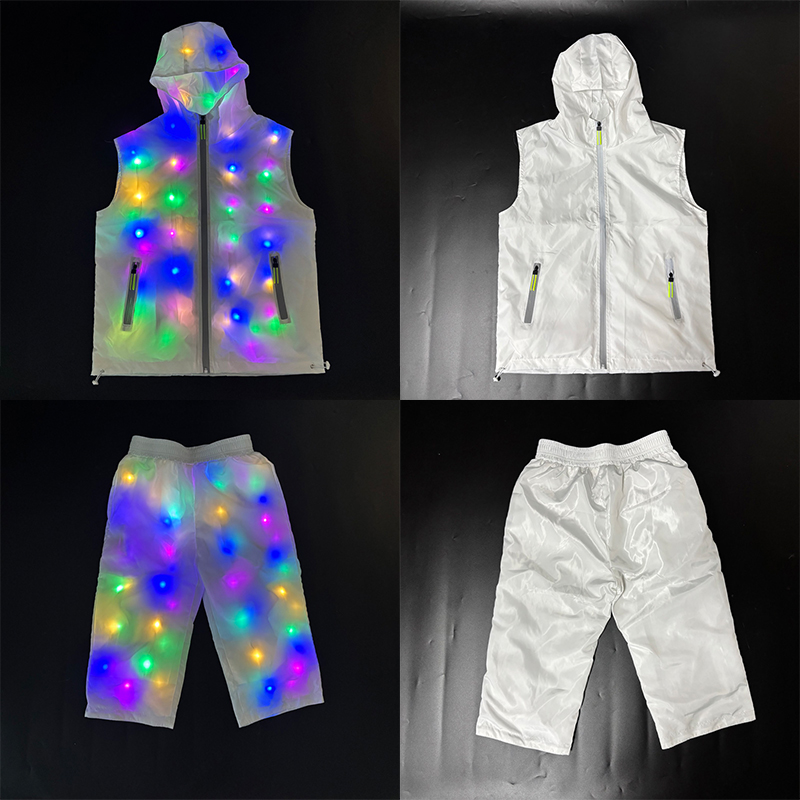 Colete brilhante jaqueta traje - Men'S Fashion Light Jacket avaliação e preço