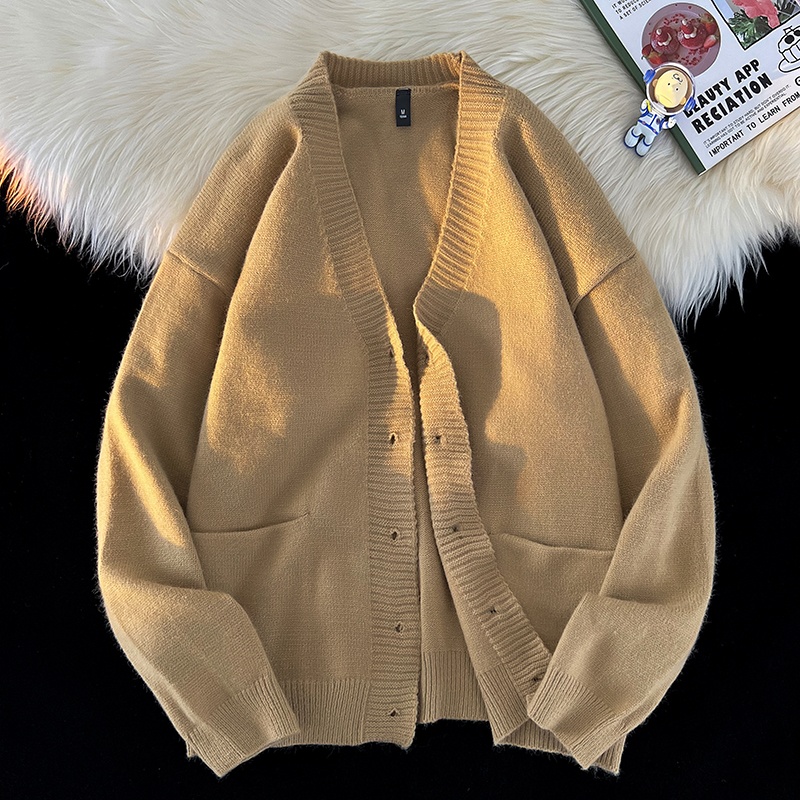 Cardigã casual com nervuras ma - Men'S Fashion Light Jacket avaliação e preço