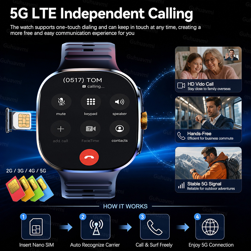 Relógio Inteligente 5G/4G com  - Men'S Fashion App avaliação e preço