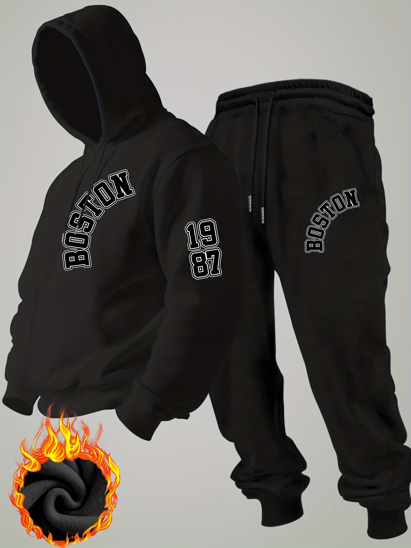 Novo Conjunto de Moletom Mascu - Men'S Fashion Outfits avaliação e preço