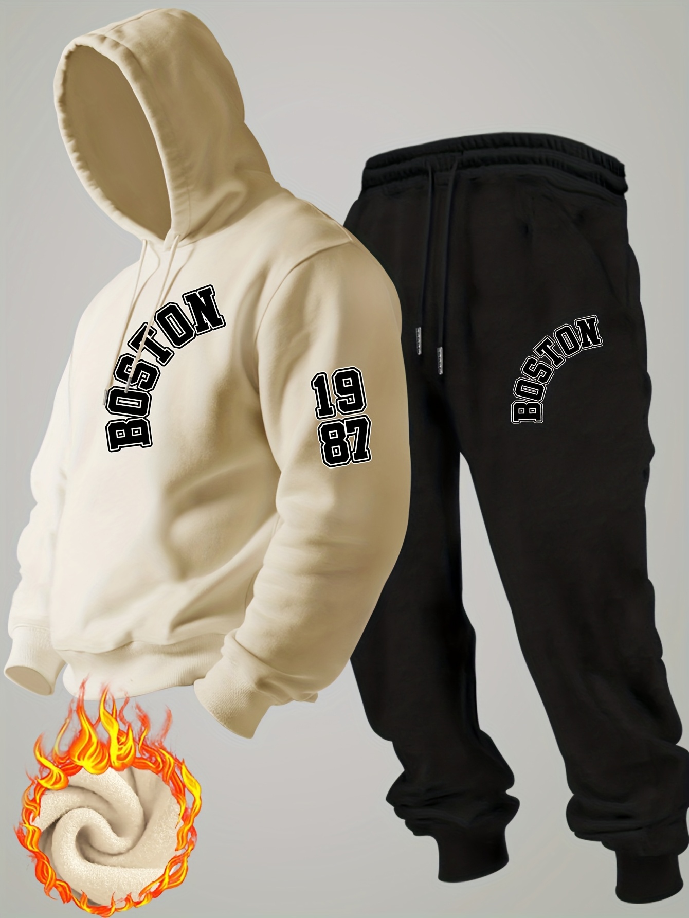 Novo Conjunto de Moletom Mascu - Men'S Fashion Outfits avaliação e preço